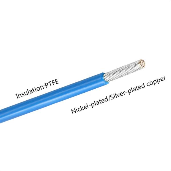 UL758 300V 3.70mm PTFE изолировало высокую температуру медной проволоки