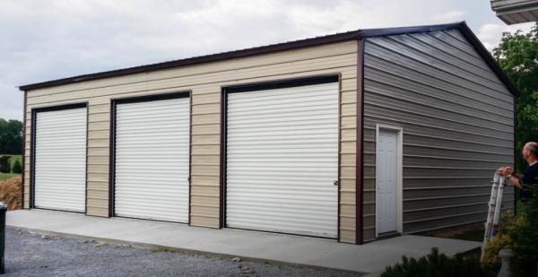 Movable Steel Structure Workshop / Car Garage HDP / Painted Easy Installation