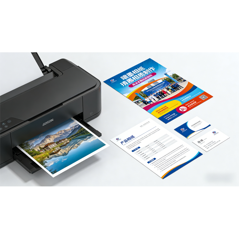 High Contrast Double Sided Inkjet Paper 120g Glossy Inkjet Paper Vivid Colors