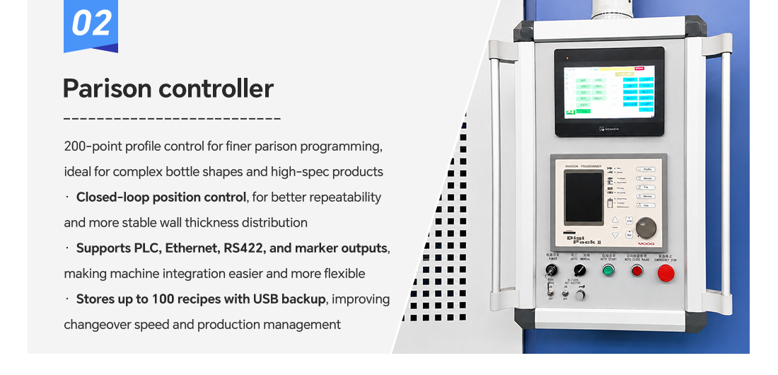Automatic 5 Liter HDPE Container Making Machine with Long Service Life Extrusion Blow Molding Machine