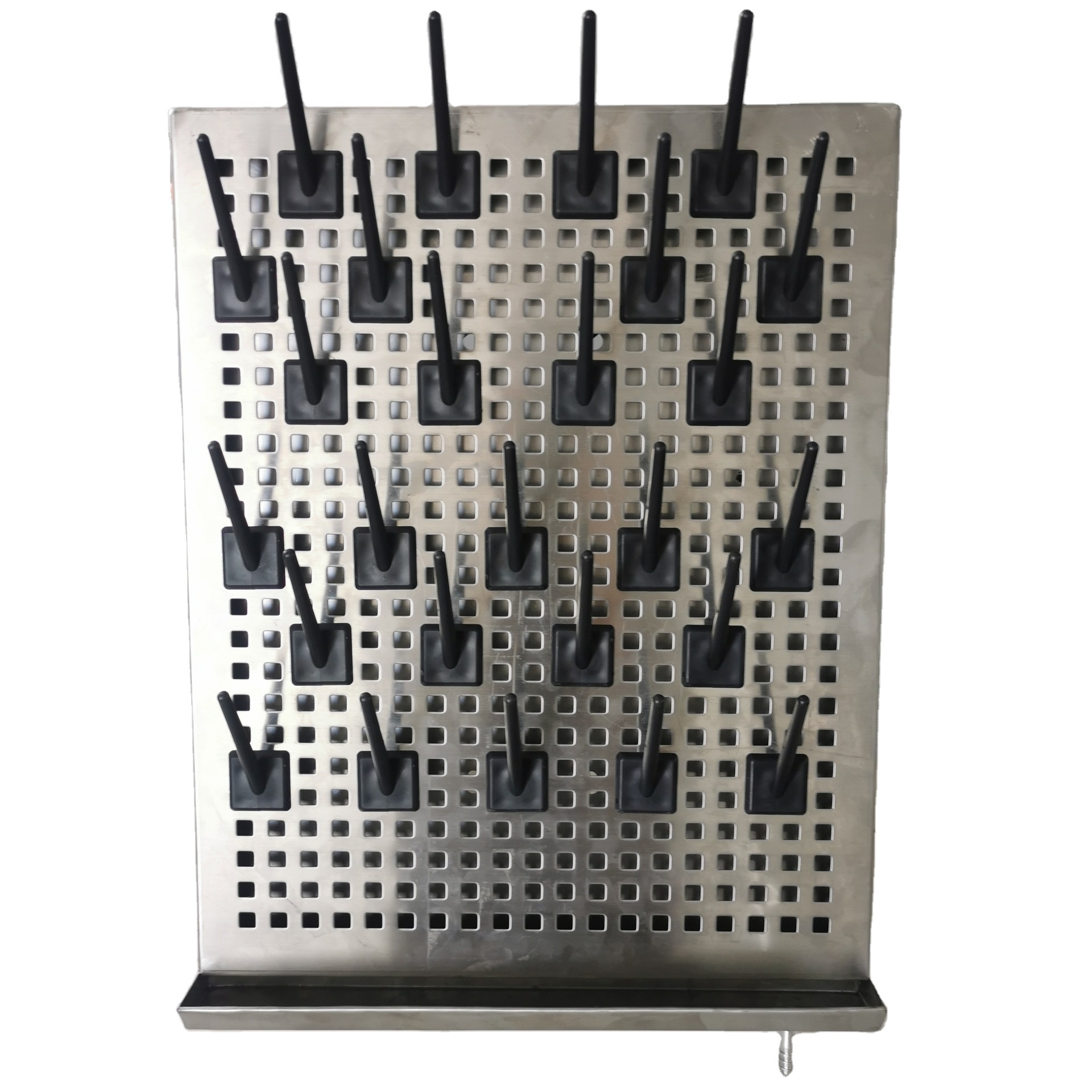 304 Stainless Steel Labware Drying Rack Anti Corrosive Laboratory Drying Rack