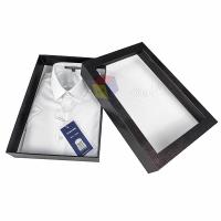 Boîte d'emballage de textures en papier pour vêtements Boîte d'emballage de t-shirts personnalisés de luxe