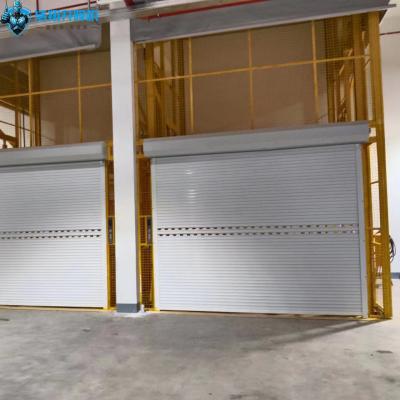Ascenseur hydraulique manuel pour entrepôt, élévateur de marchandises de plancher mezzanine avec frein de sécurité