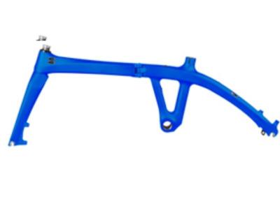 BXT Carbon Folding Bike Frame And Fork Carbon Fiber 3K Weave Disc Brake