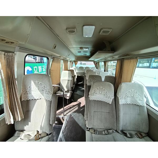 Toyota Used Coaster Bus Euro 3 Standard de emissões com posição de direção LHD Motor a gasolina