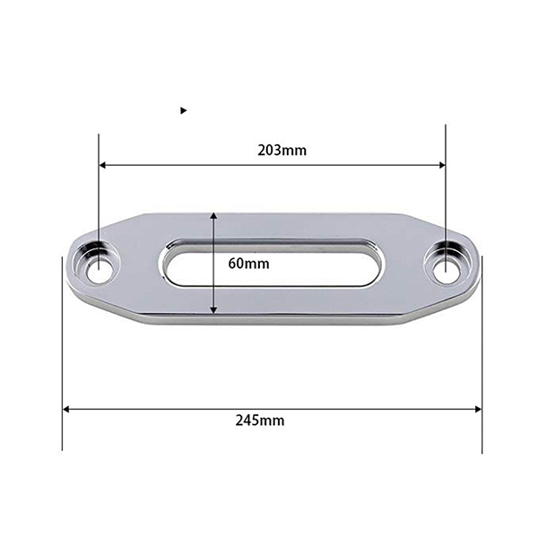 8000 Lbs OffRoad Cars Winch Rope Fairlead Long Lasting Use Wear Resistance