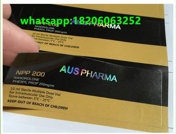 2.5 Mil 10ml Oil Custom Vial Labels Glass Packaging Rolls UV Protection