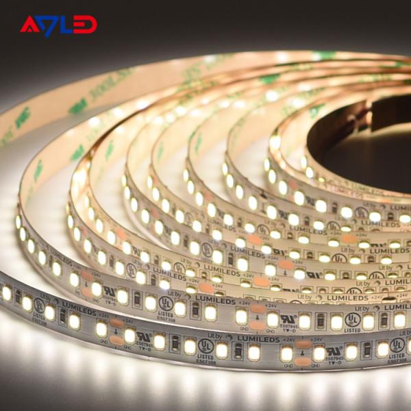 High Lumen White 12V 24V 14.4w/M 120LEDs/M 2835 Flexible LED Strip Light