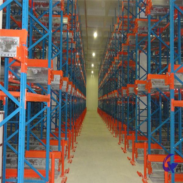 Remote Control Shuttle Pallet Racking System , Customized Shuttle Radio Racking