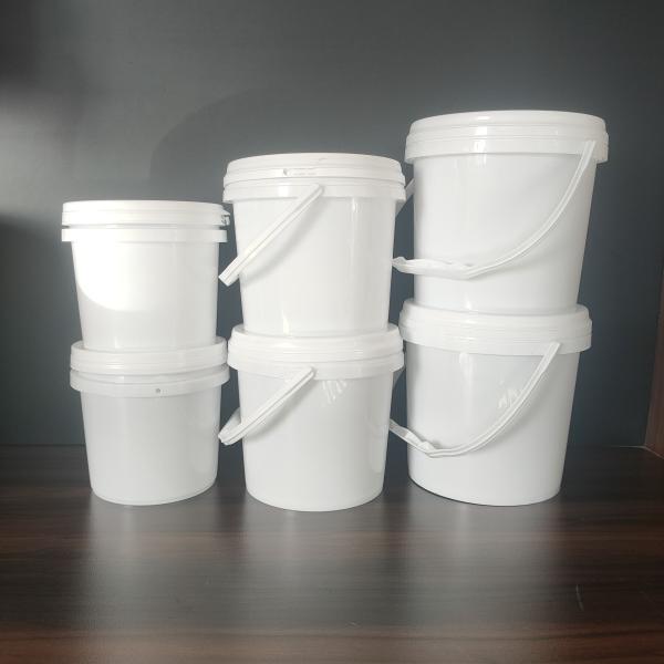 Polypropylene 4L 5L 8L 10L 15L 18L Food Grade Plastic Bucket with Heat Transfer Printing