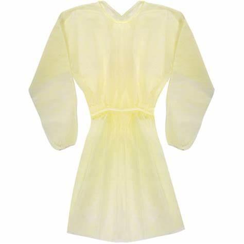 Medical Use Disposable Isolation Gown , Full Body Non Woven Isolation Gown