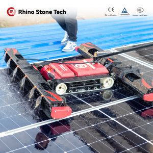 Solar Panel Cleaning Robot Solar Panel Machine Wet and Dry Solar Panel Cleaning Robot