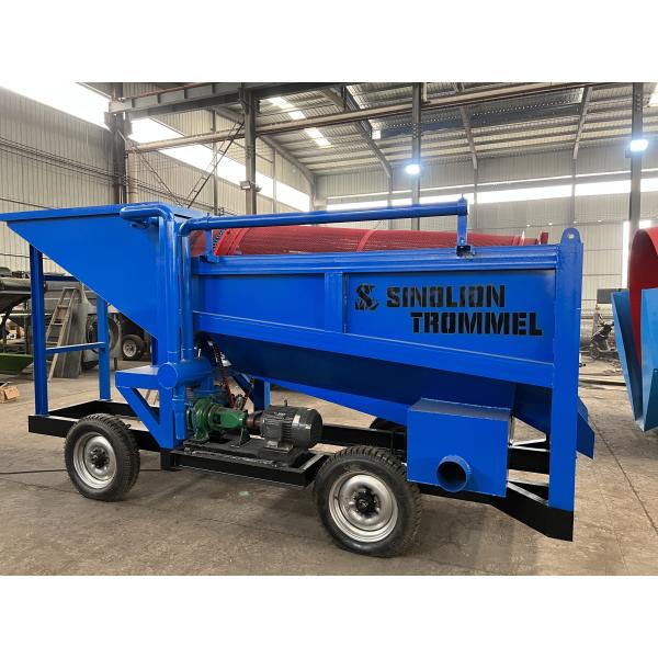 10-30t/h Capacity Gold Trommel Screen for Home Sand Gravel Gold Separation Equipment