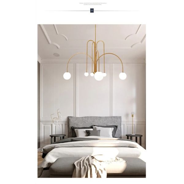 Nordic Minimalist Pendant Light for Living Room Restaurant Lamp（WH-AP-668）