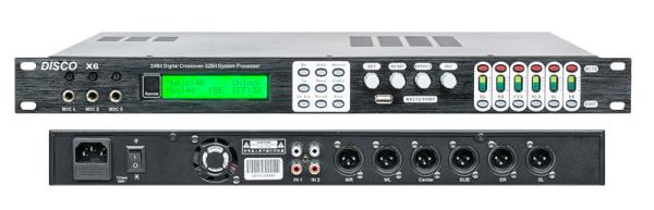 5.1 Channel KTV Digital Audio Processor Karaoke Pre-Amplifier X6