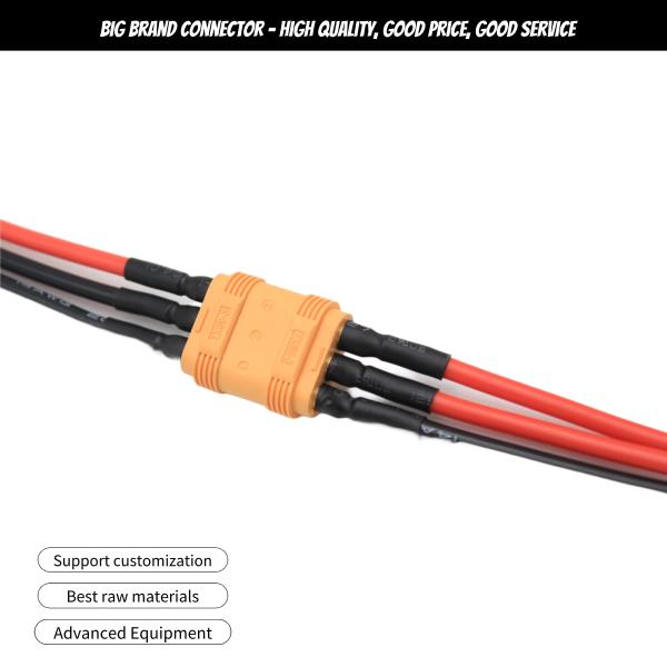 Aircraft Wiring Harness Connector TX60-3 Plug Male Female 3 Pin Connector With Sheath