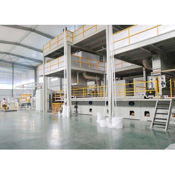 1200mm 800KW Spunbond Nonwoven Fabric Machine Air Drawing High Speed