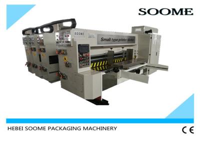 Electrical Flexo Printer Slotter Machine Die Cutting For Small Cartons / Express Box