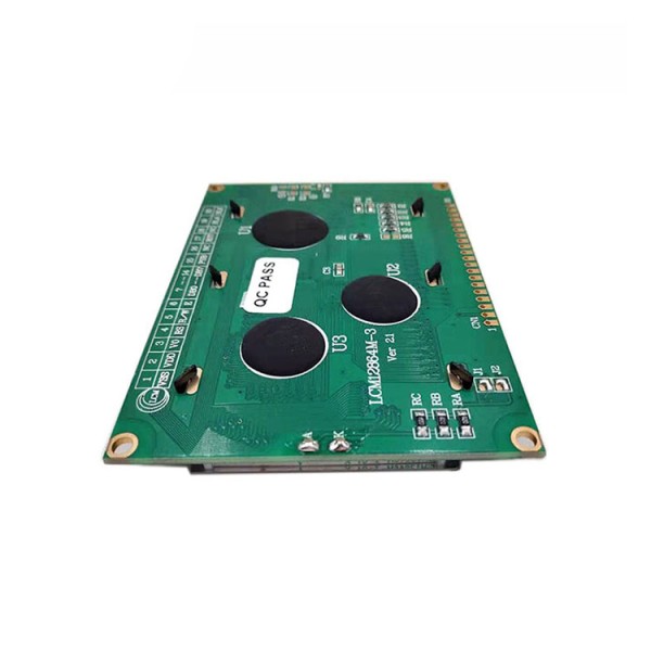 STN Manufacturer Blue Color Backlight Graphic LCD Display Module 12864 Dots High Visibility LCD Screen