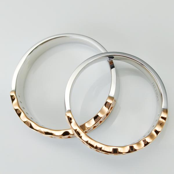 Blasting Bright 0.279ct 0.190ct  Gold Ring With Little Diamonds