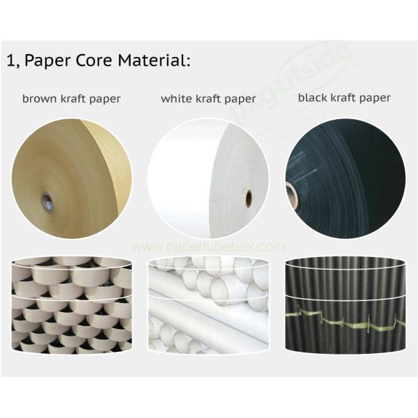 Kraft Paper Cylinder Wine Gift Tube Elegant Design Embossing Stamping Logo