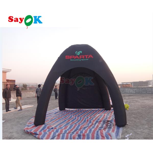 Venta al por mayor Inflable Cúpula de iglú Marquee Canopy Gran carpa inflable Cuatro piernas Camping Carpa de araña inflable para la publicidad