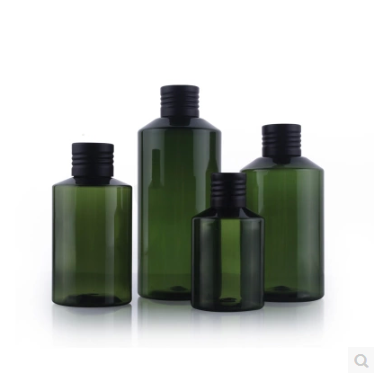 бутылка ЛЮБИМЦА крышки прессы 300ml янтарная для Skincare