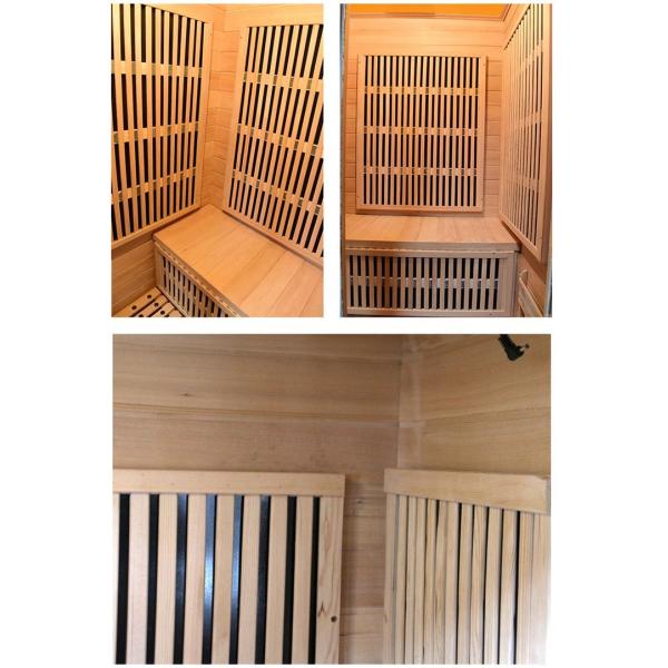 Деревянная ультракрасная комната сауны с канадским дизайном человека древесины 2 Hemlock