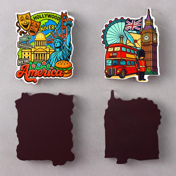 Promotional Custom Acrylic Magnets – Anime Design Fridge Magnets Printed for Wholesale Souvenir & Gift