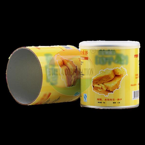 Latas de papel de carimbo quentes do leite que empacotam com parte inferior de alumínio