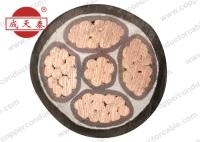 Fumo da isolação de XLPE baixo zero núcleos +1 do cabo 0.6/1kV 4 do halogênio para o metro