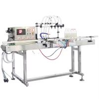 Máquina de Llenado de Cuatro Cabezales Automática de Operación Simple para Llenado de Líquidos Orales: Máquina Llenadora de Jugo de Leche, Salsa de Soja y Vinagre