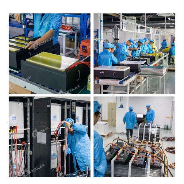 Мобильная литийная батарея Amosolar 48V для бытового использования 5kWh/10kWh LFP для хранения солнечной энергии