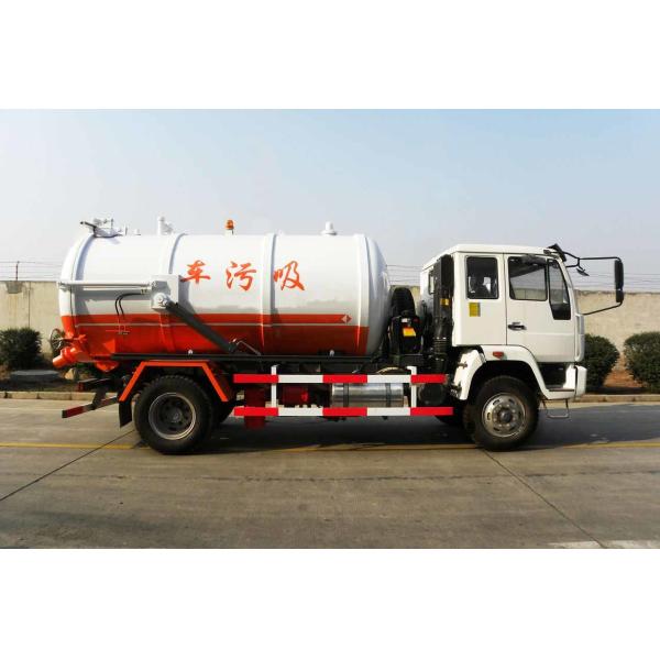 Dongfeng 4x2 Suction Sewer Cleaning Truck vacuum sewage suction truck