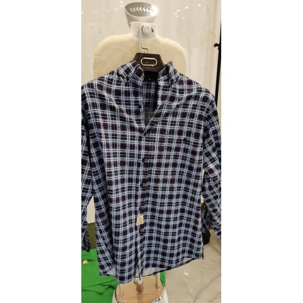 Длинный FRC NFPA 2112 рукава ДУГА рубашки CAT 2 FR расклассифицировал картину шотландки 6,5 Oz