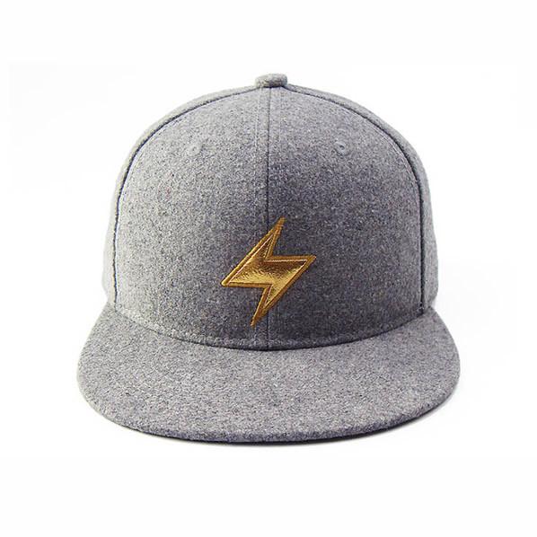 Wool snap back hats Fashion hip hop keep warm caps Molded Wool Fitted Baseball Cap, Melton Wool Earflap Baseball Cap