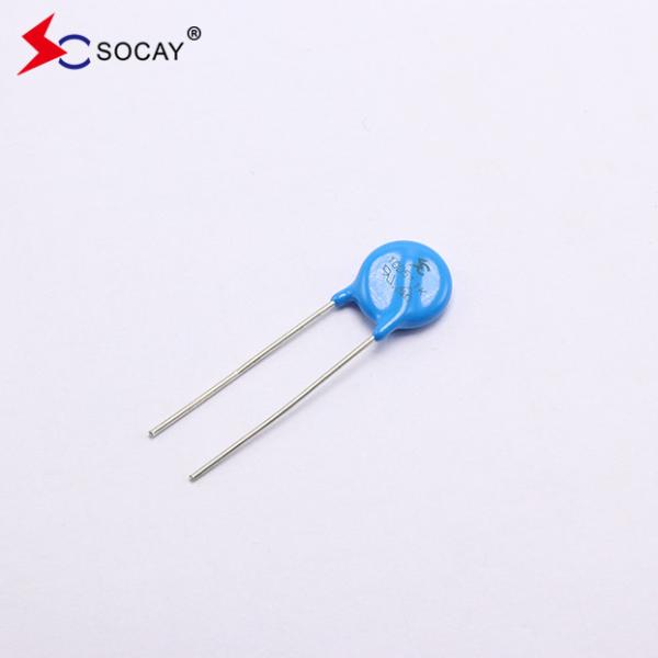 10D Series Metal Oxide Varistor 10D820K / 10D820KJ Ф10mm 135VC Rated Power 0.4W