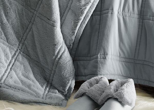 Pure Cotton Sateen Quilted Multiple Colors Luxury Oversized Couch Throw Blanket