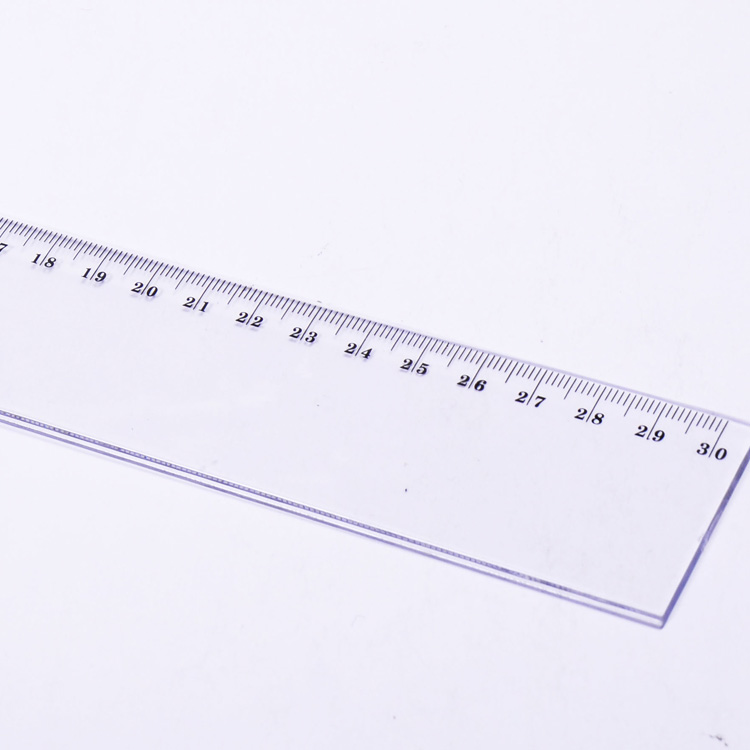 good quality 30cm clear plastic ruler