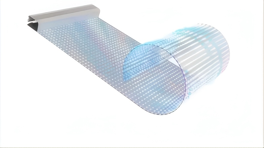 Indoor Ultra-Thin P8 Flexible Transparent LED Display with 85% Transparency and