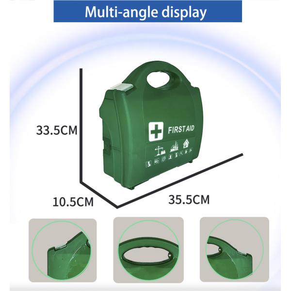 Mediano lugar de trabajo supervivencia HSE caja de emergencia médica kit británico estándar de primeros auxilios para 25-100 personas en el lugar de trabajo