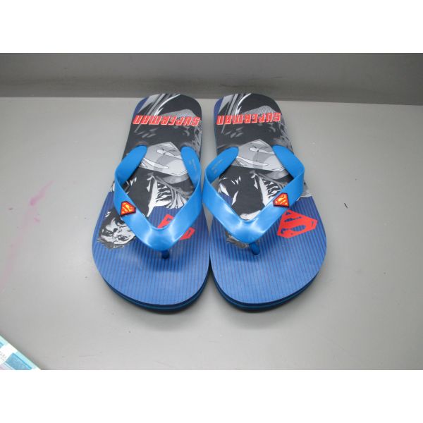 Tongs pour enfants en matériaux PE EVA avec personnage Superman, sandales ouvertes pour enfants