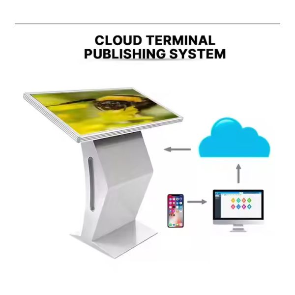 CH Interactive All-in-One 43-Inch LCD Touchscreen Kiosk with Android/Windows 10/11 Intel Core I3/i5/i7 256GB Storage