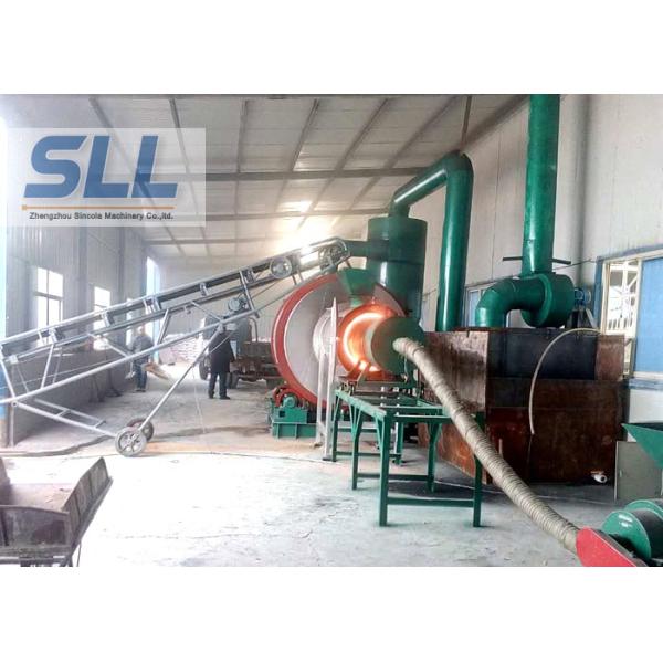 Three Cylinder Sand Dryer Machine Rotary Drum Dryer 10-40t/H Capacity