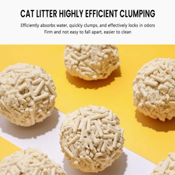 White Tea Scent Tofu Cat Litter Degradable Tofu Soya Cat Litter