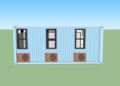 20HC moderne a combiné les maisons préfabriquées de récipient d'entreposage