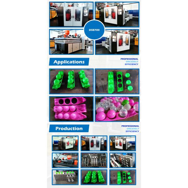 Полноавтоматическая пластиковая машина прессформы дуновения штранг-прессования шариков моря