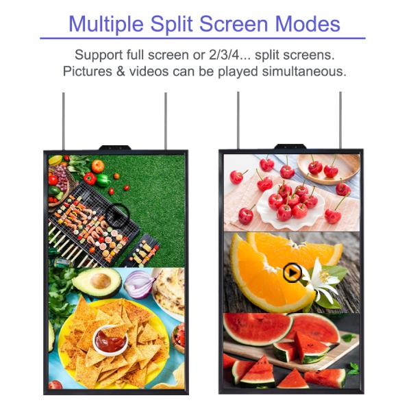 Aluminum Frame High Brightness LCD Display 65