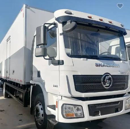 Caminhão da caixa da carga do Euro da logística industrial 28ft para a entrega interurbana