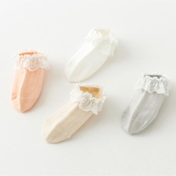 New arrival summer kids socks lace high quality organic baby socks